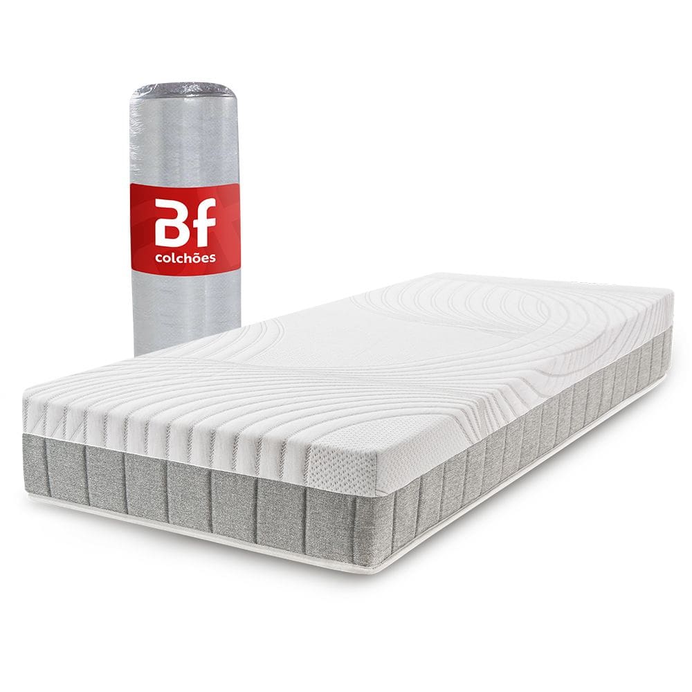 Colchão Solteiro Ortopédico BF Light a Vácuo 88x188cm BF Colchões