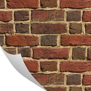 Papel De Parede Pedra Tijolinho Barro
