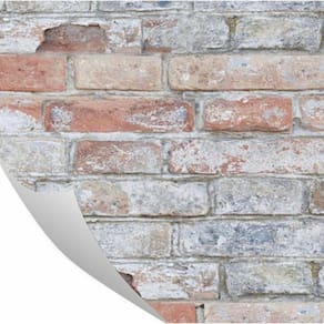 Papel De Parede Tijolinho Envelhecido 0,57 X 3M