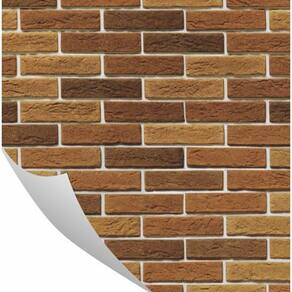 Papel De Parede Tijolinho Autocolante 0,57 X 3M