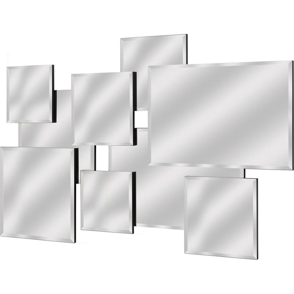 Espelho Decorativo 09 86x136cm PP BW Quadros Preto