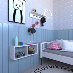Nicho para Quarto Infantil Bramov Móveis Branco