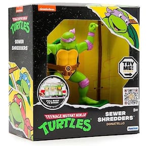 Skate PULL BACK Tartarugas Ninja Sewer Shredders Donatello Candide 7407