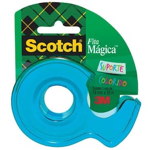 Fita Magica 19MM X 10M 3M SCOTCH C/ Dispenser Azul