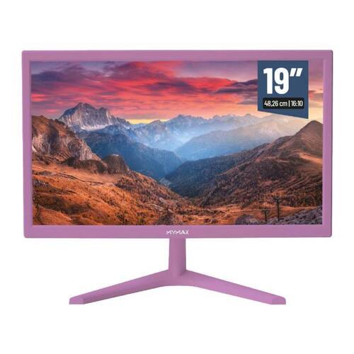 Monitor Mymax 19`` 1440 X. 900 3.6MS HD Led 60HZ HDMI VGA Roxo