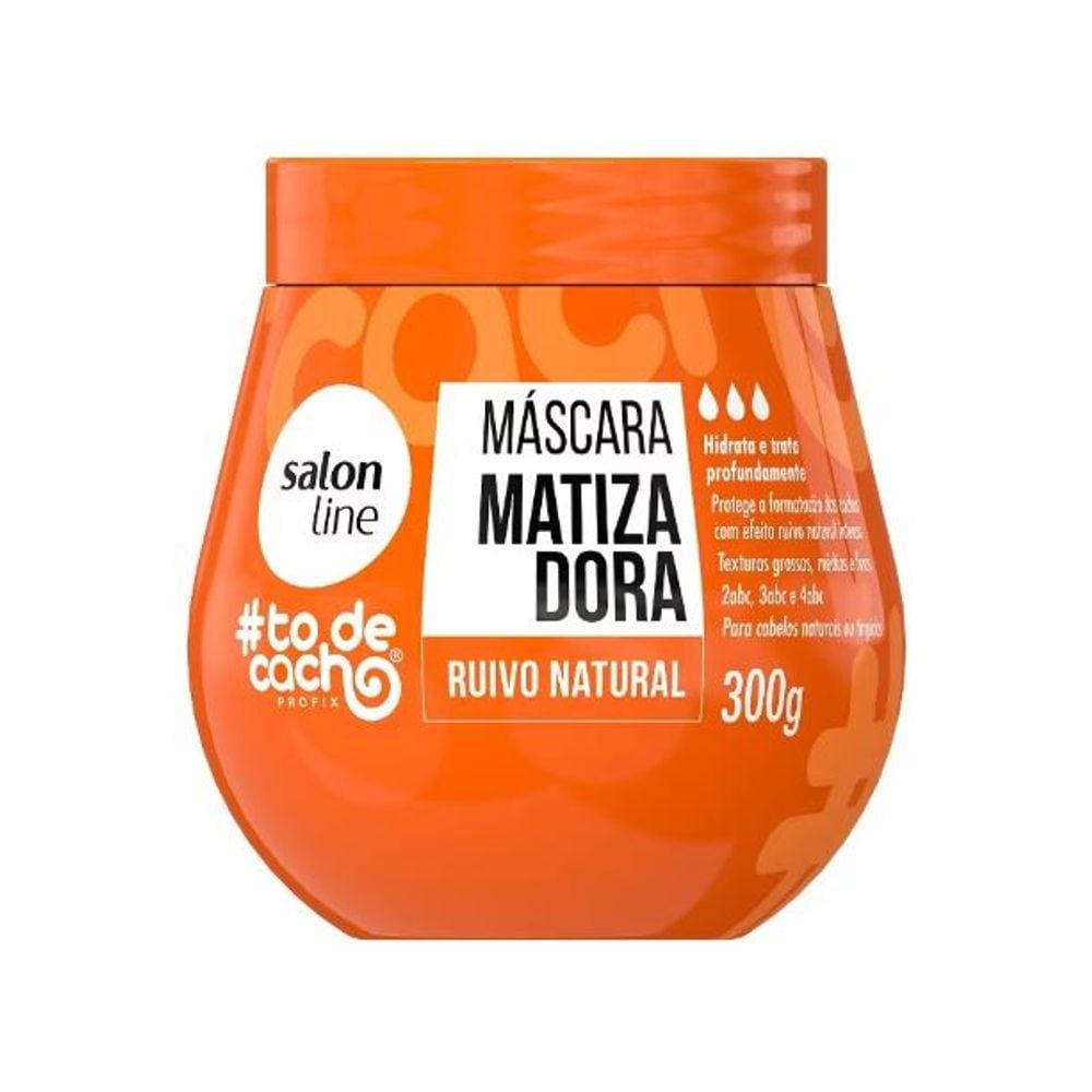 SalonLine Máscara Matizadora Ruivo Natural #Todecacho - 300g