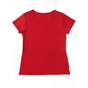 Camiseta Adulta Feminina Básica Lisa