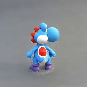 Boneco de ação Toy Sajy Super Mario Dinosaur 7-14cm