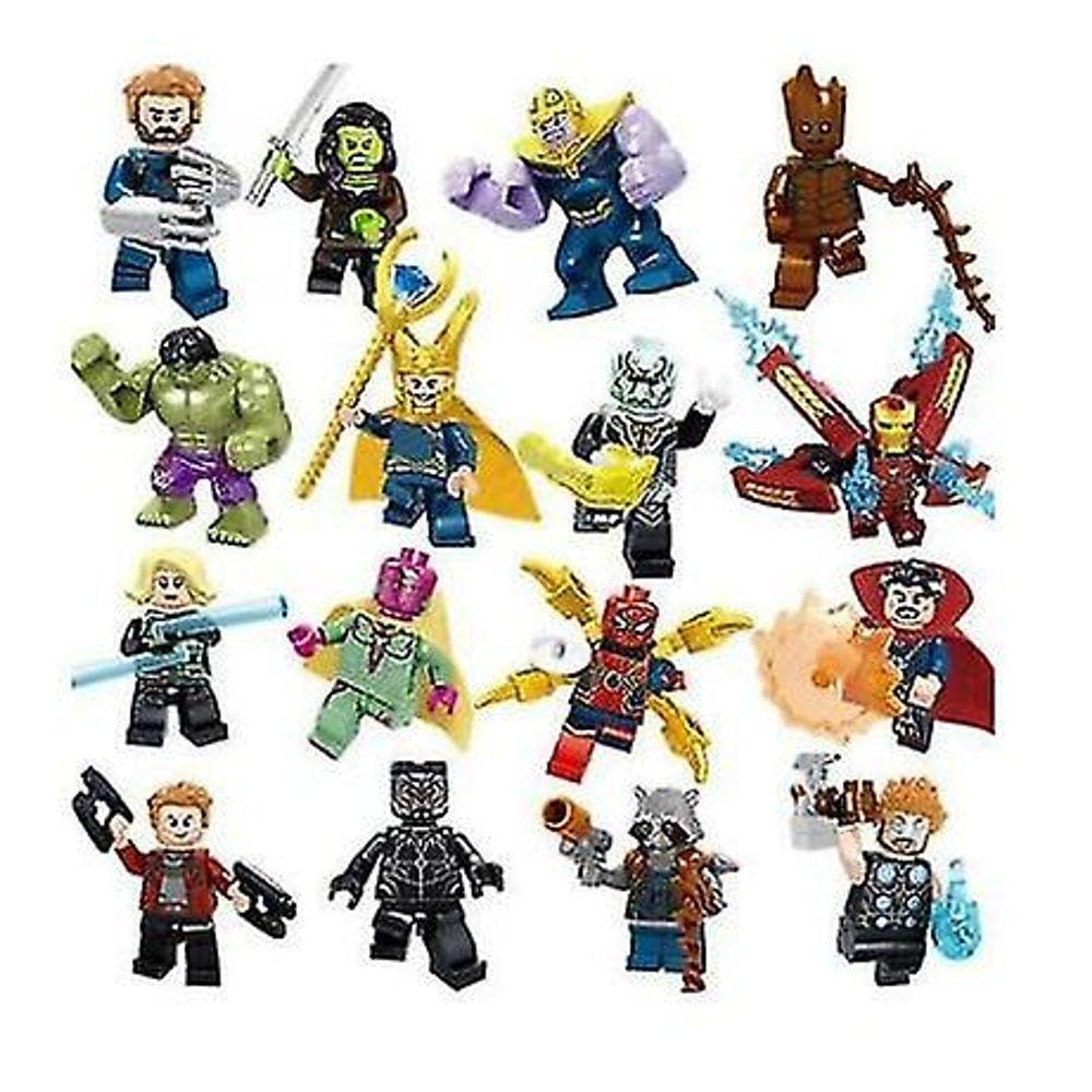 Conjunto de minibonecos Marvel Super Heroes Avengers Infinity War x