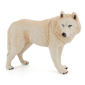 Figura de ação de PVC sólido com ornamento decorativo Sajy Wolf