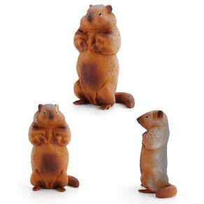 Figura de ação Sajy Groundhog Solid PVC Desktop Decorative