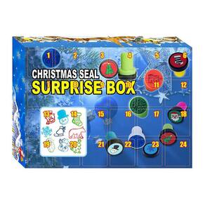 Caixa cega mágica Christmas Atmosphere com 36 brinquedos infantis