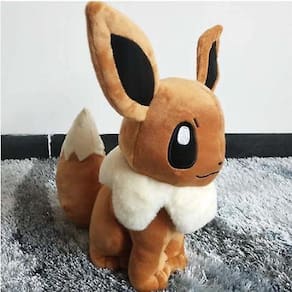 Boneca de pelúcia Takara Tomy Pokémon Cartoon Eevee 33cm