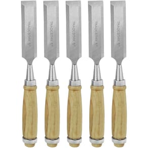 Kit 5 Kit 5 Formão Madeira Corte Entalhe 1 Pol 25 MM