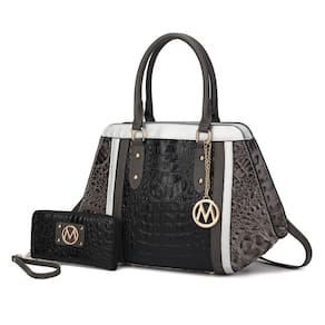 Mochila e carteira MKF Collection Daisy Croco 2 unidades