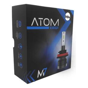Kit 2 Lampadas Automotivas Farol M7 9012 6000k 3700lm 12v