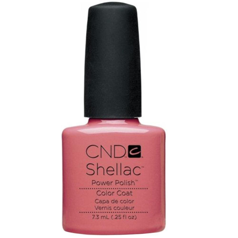 Verniz de unhas em gel CND Shellac UV Color Coat Rose Bud