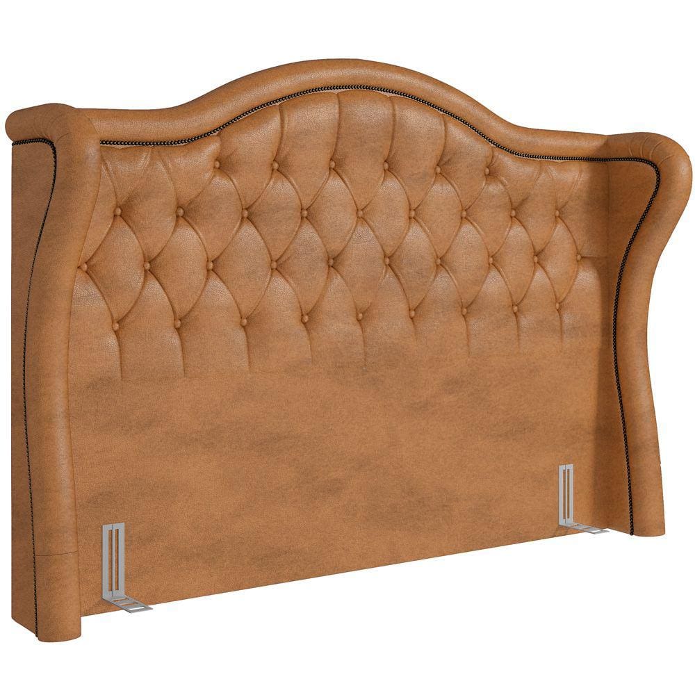 Cabeceira Cama Box Casal 160 cm P05 Lisboa Couríssimo Whisky - Lyam Decor