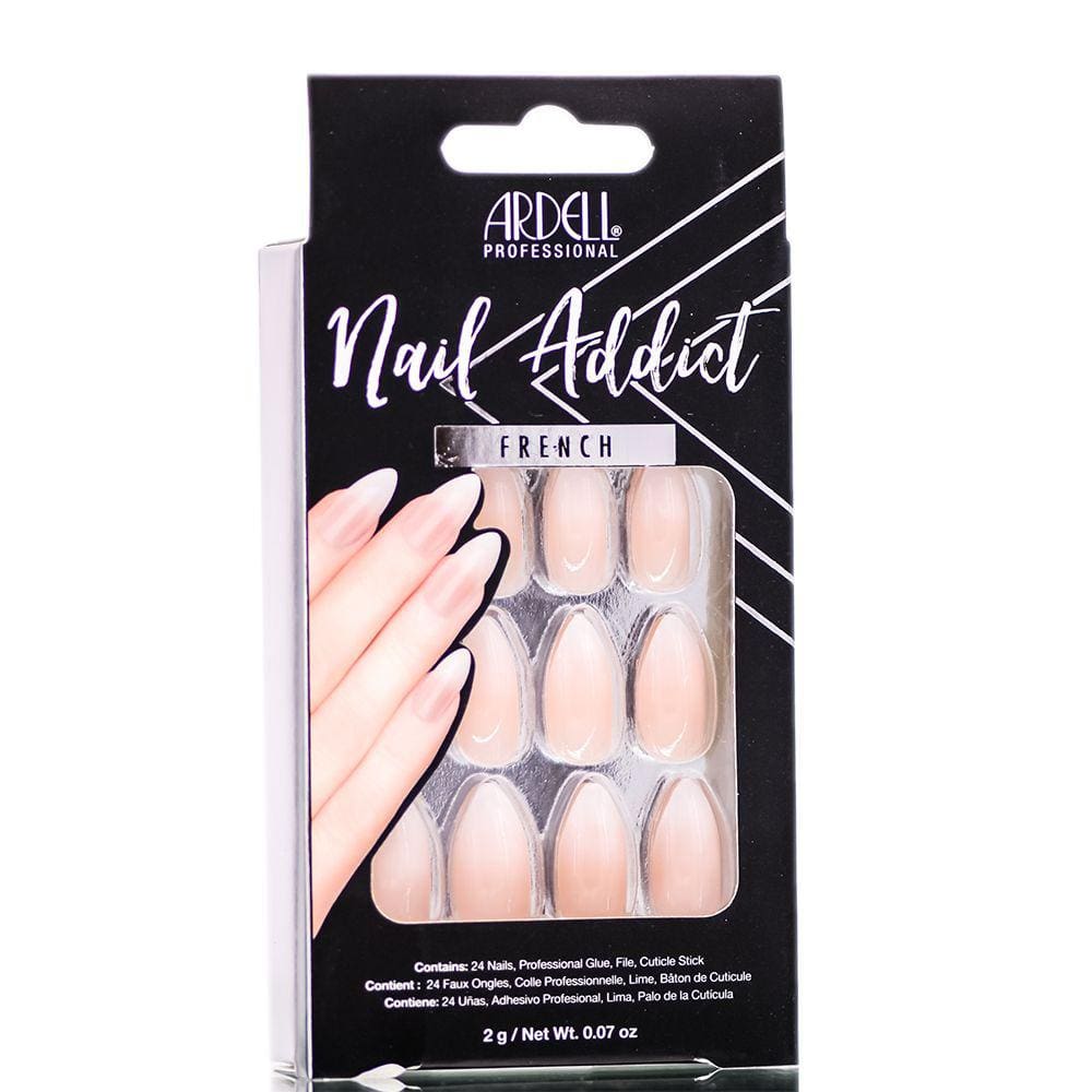 Conjunto de unhas artificiais Ardell Nail Addict French Ombre Fade
