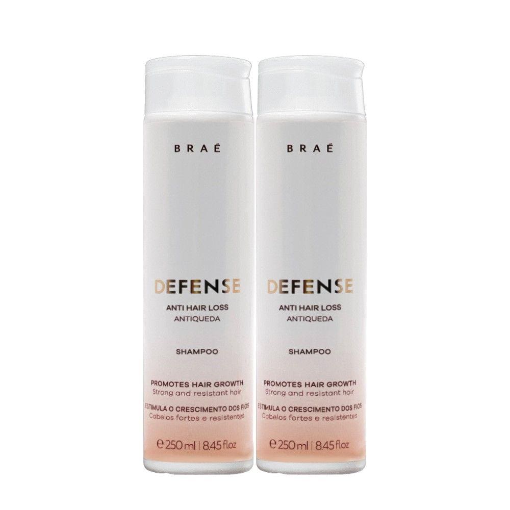 Kit Braé Defense Antiqueda Hair Loss - Shampoo 250ml (2 unidades)