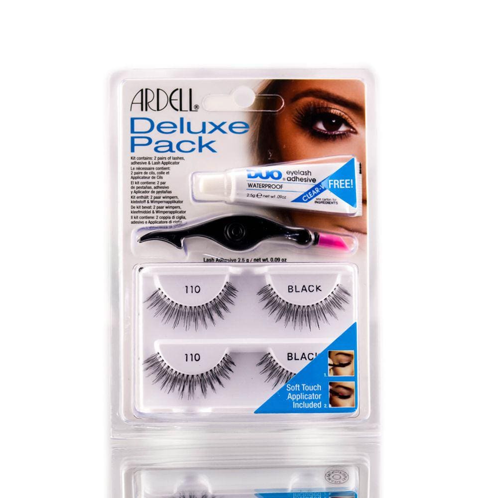 Cílios postiços Ardell Deluxe Pack 110 cílios pretos