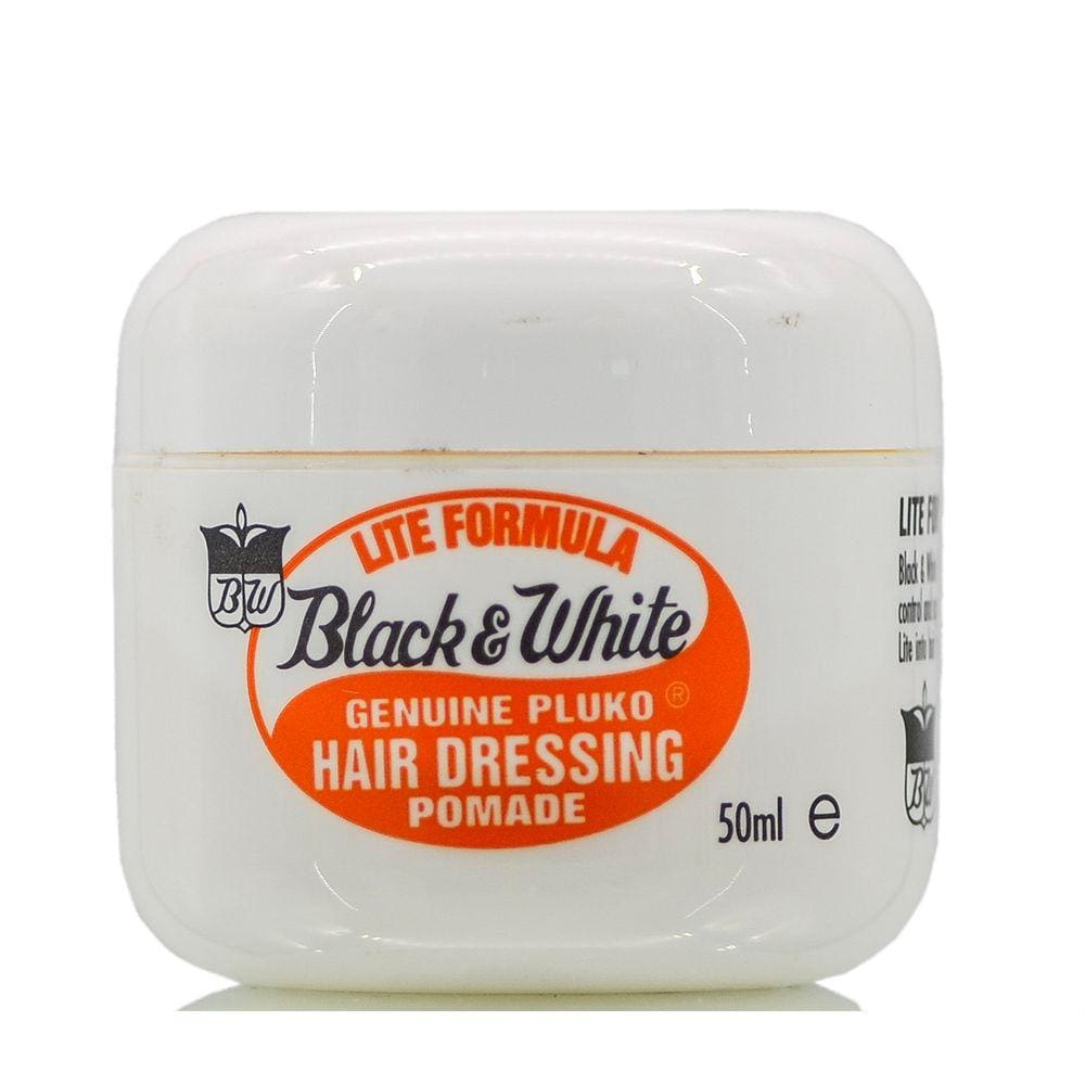 Dressador de cabelo Pomade Black & White Pluko Lite Formula 60ml