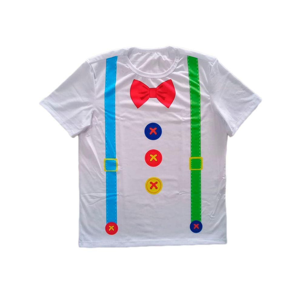 Camiseta Adulta Masculina Palhacinho