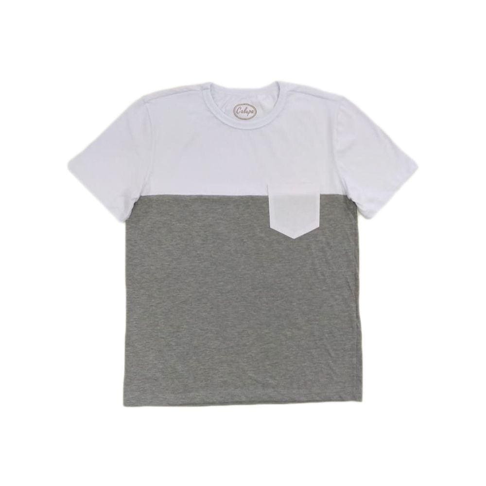 Camiseta Adulta Masculina Com Bolso