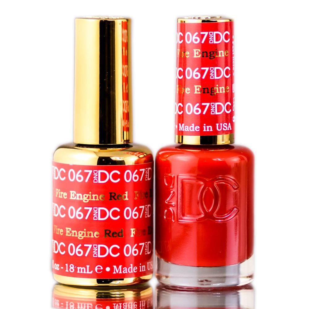 Verniz em gel Duo DND DC Reds 067 Fire Engine Red
