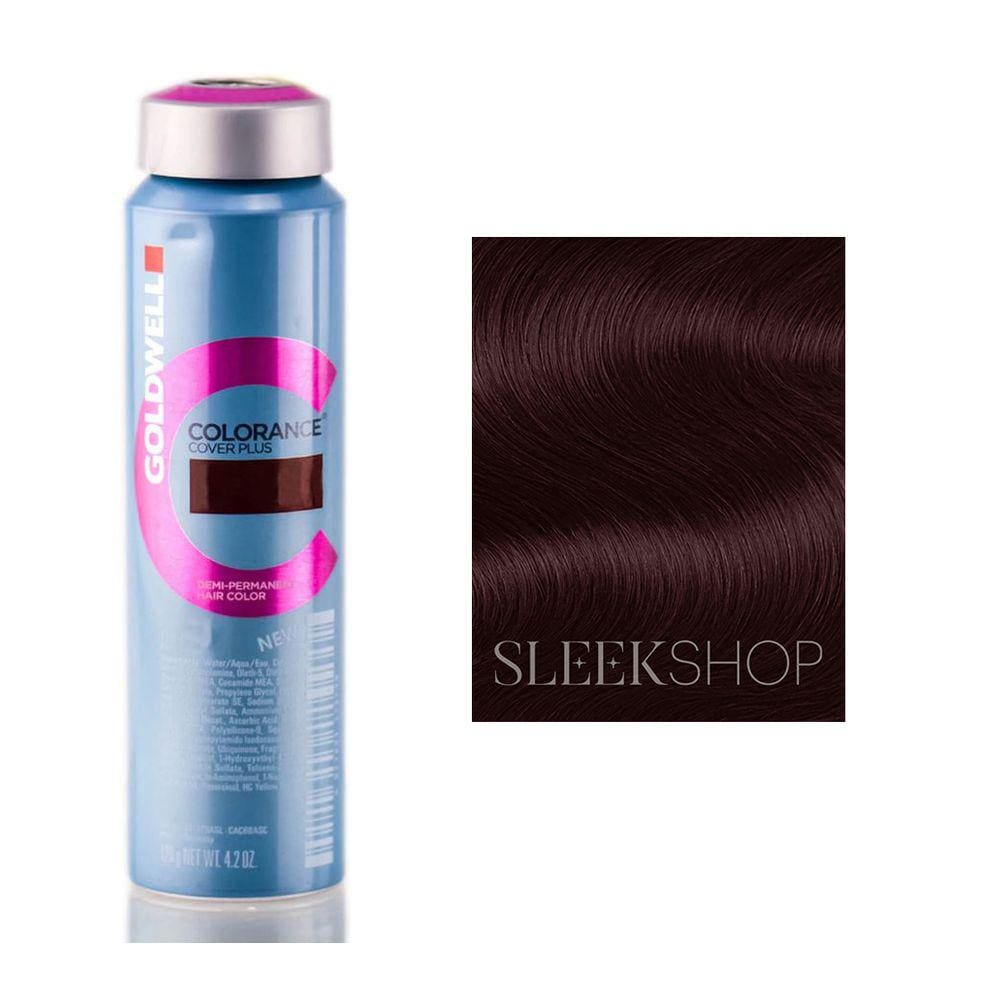Cor de cabelo semi-permanente Goldwell Colorance Cover Plus 4N