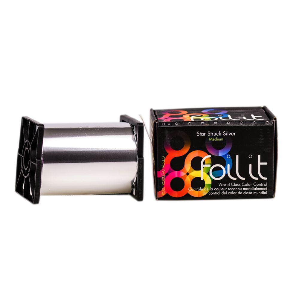 Foil Roll Foil It Star Struck Silver Medium 5 polegadas x 16