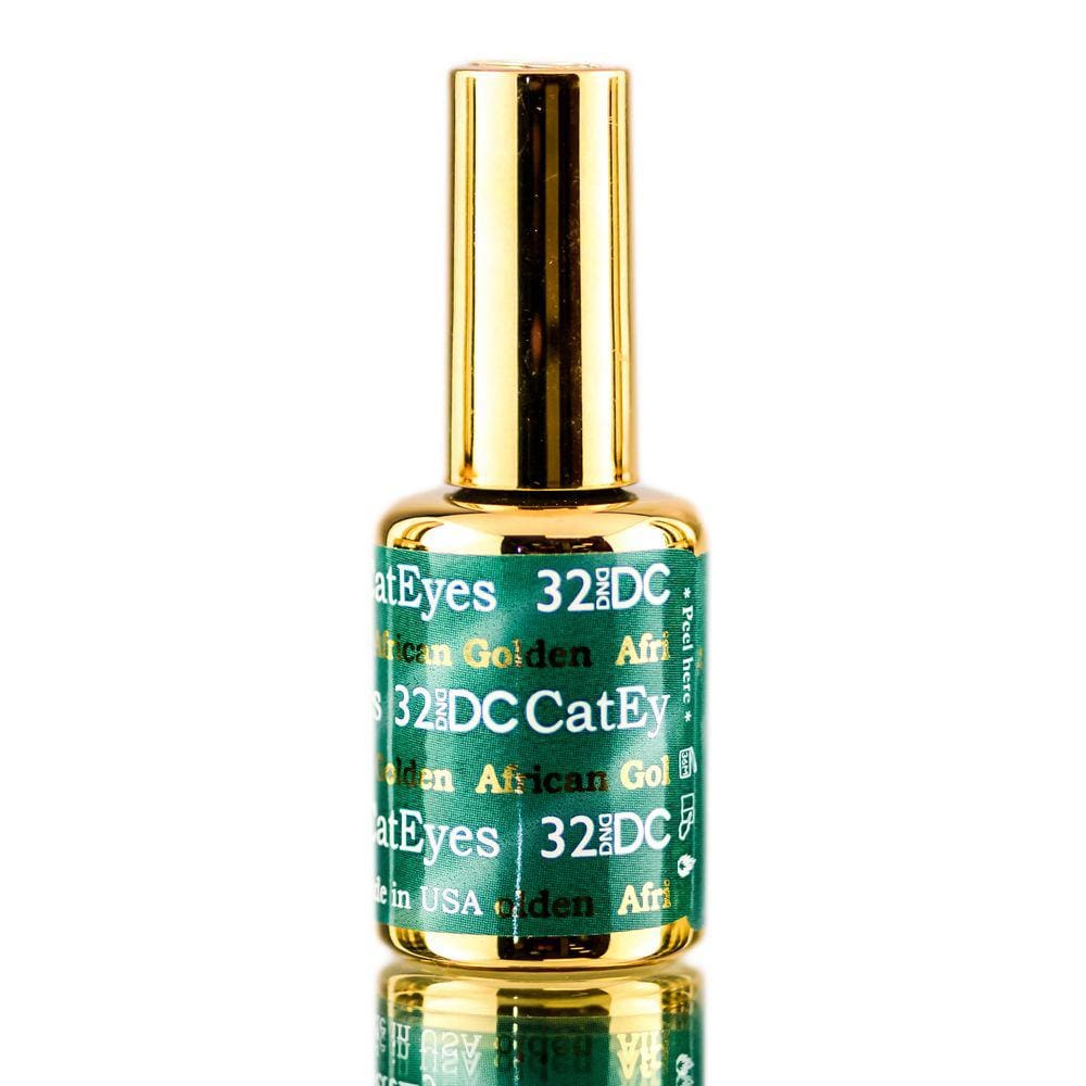 Verniz de unhas DND DC Cat Eyes Magnetic Collection African Gold