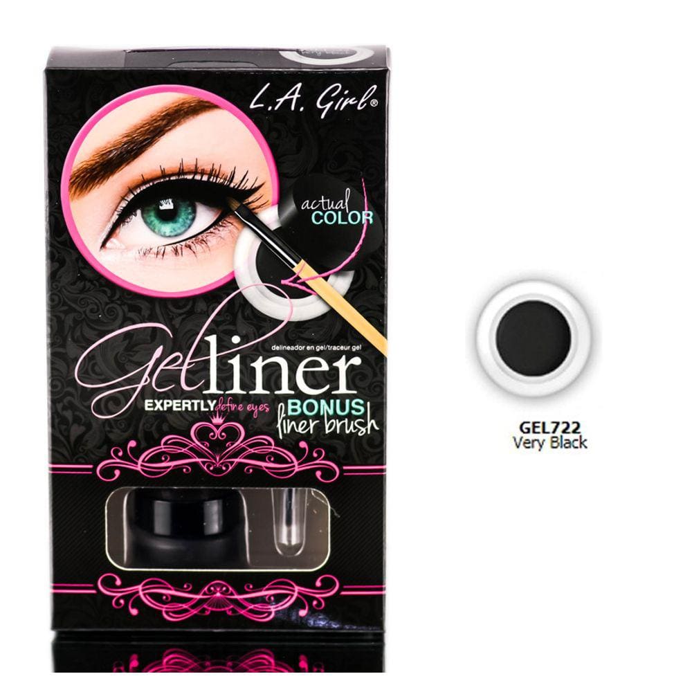 Kit de revestimento de gel LA Girl Jet Black