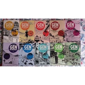 Livro Coleção Completa Mangá Gen Pés Descalços - 10 Vols.