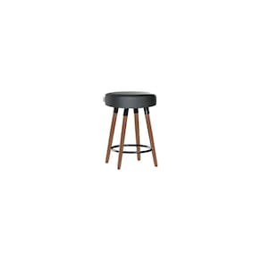 Banco Moderno Pé Palito Roma Slim Asfalto 50cm