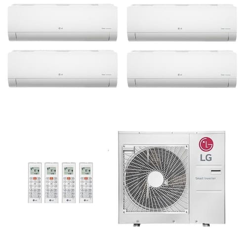 Ar-Condicionado Multi Split Inverter LG 48.000 (3x Evap HW 9.000 + 1x Evap HW 18.000) Quente/Frio 220V