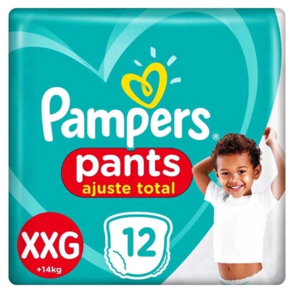Fralda Infantil Pampers Pants Ajuste Total Conf Sec Tamanhos