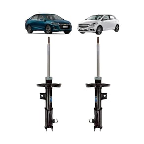 Amortecedor Dianteiro Esquerdo + Direito Chevrolet Onix Plus 2019 A 2022 Nakata