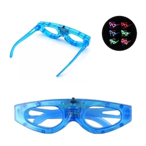 Óculos Infantil Led 3 Cores Festa Carnaval De Luz Piscante
