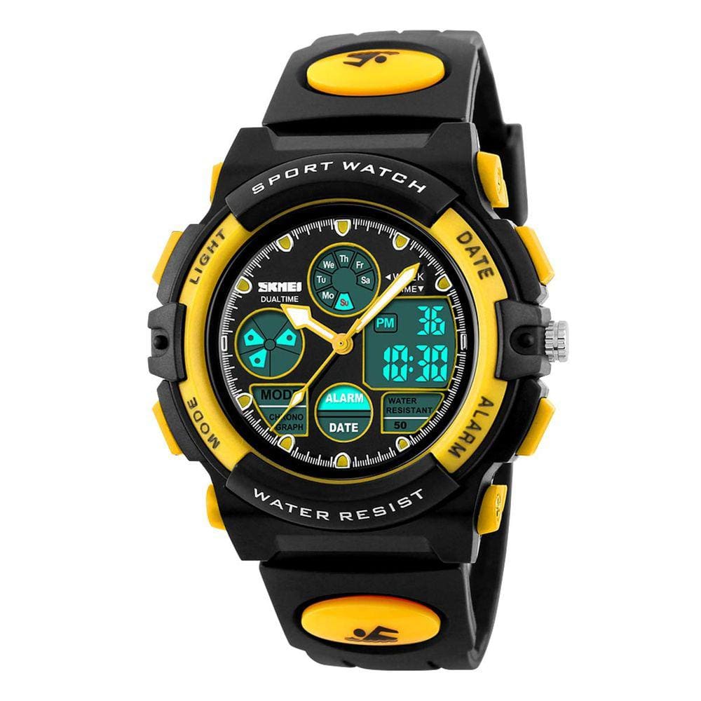 Relógio Dayllon Boys Digital Analog Quartz 50m à prova d`água