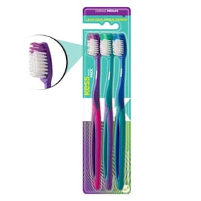 Escova Dental Kess Basic Plus Cerdas Médias C/3 Cód.2564