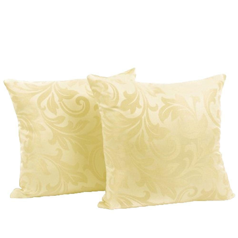 Capa Almofada Sala Quarto Cozinha 40x40 Jacquard Zíper 02 Un Cor:pérola