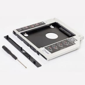 HDD Caddy UnionSine SATA 3.0 para SSD de 2,5 polegadas 9,0/9,5/12,7 mm