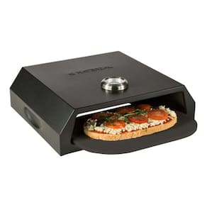 Forno Pizza P/ Churrasqueira Aço Inox Termometro 45x35x12cm