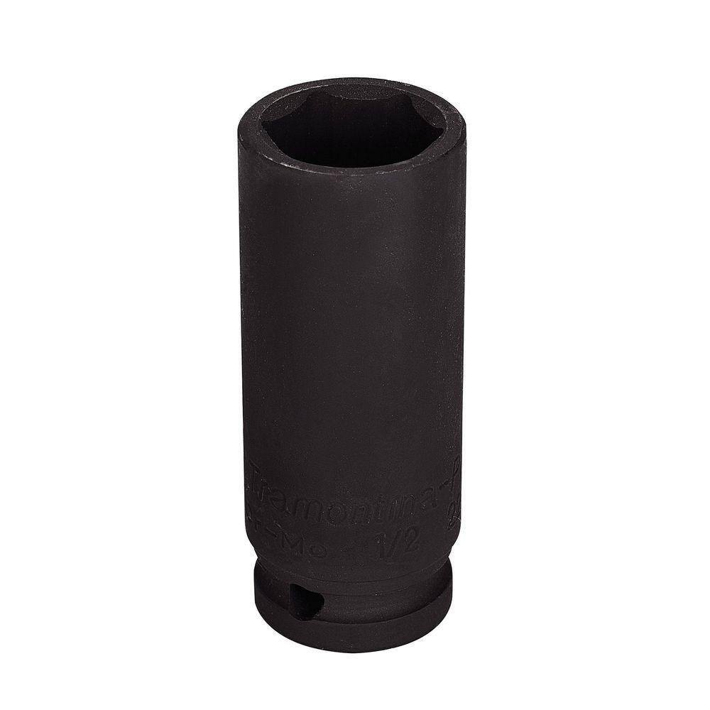 Soquete De Impacto Sextavado Longo Em Aço Cromo Molibdênio 23 Mm - Encaixe 1-2\`\` Pro