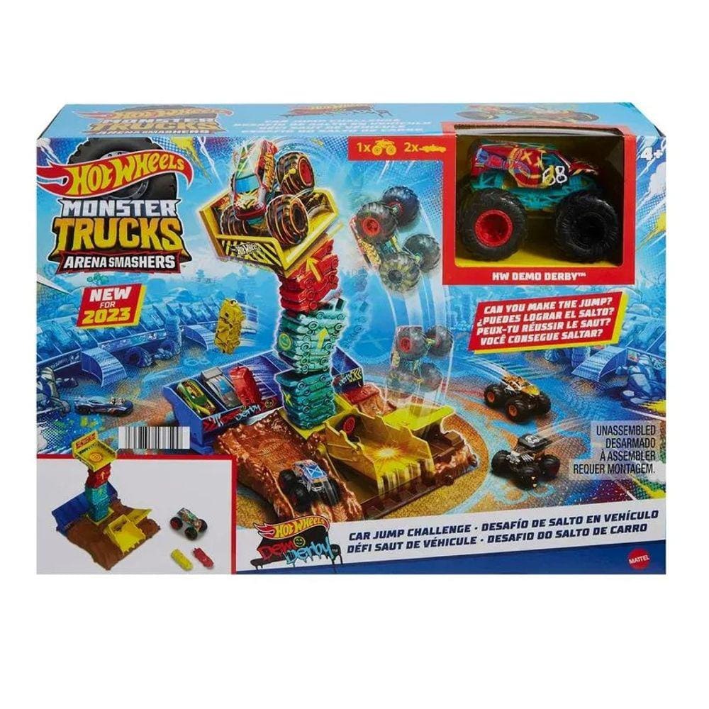Pista Hotwheels Monster Trucks Arena Demolição Final Hnb92