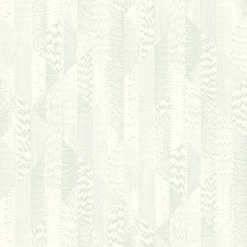 Papel Parede Importado Geométrico Creme- Rolo 10 X0,53Mts.
