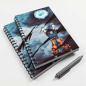 Caderno Universitário 200 fls 10 Mat. Anime Goku