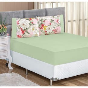 Jogo De Cama Micropercal 200 Fios Naturale Queen 03 Peças - Killy