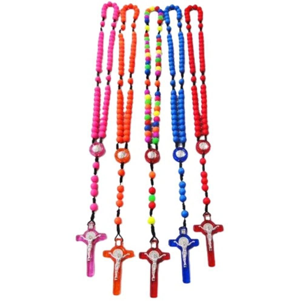 Terço de São Bento Cores 10mm